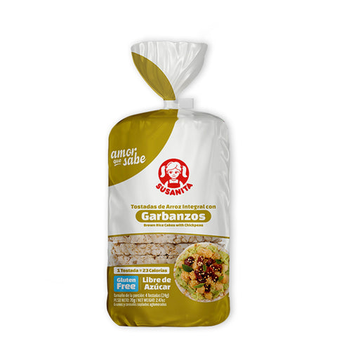 TOSTADA SUSANITA 70G ARROZ INT GARBANZOS